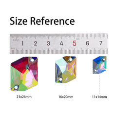 Cosmic Crystal AB Resin Sew-on Rhinestones For Dance Costume WholesaleRhinestone