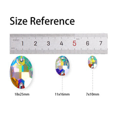 Oval Crystal AB Resin Sew-on Rhinestones For Dance Costume WholesaleRhinestone