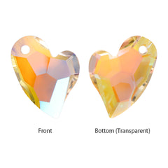 Paradise Shine Devoted 2 U Heart High Quality Glass Rhinestone Pendant WholesaleRhinestone