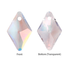 Light Crystal AB Rhombus High Quality Glass Rhinestone Pendant WholesaleRhinestone