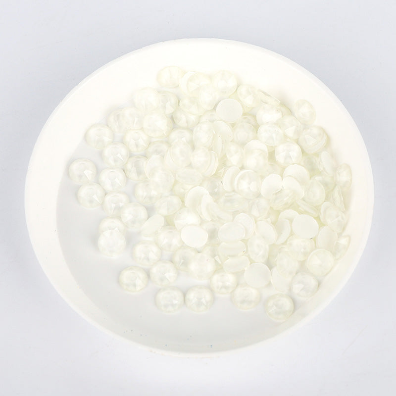 Crystal Neon Glass Flat Back Glue-On Rhinestones 16 Cut Facets WholesaleRhinestone