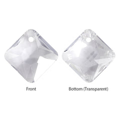 Silver Shade Princess Cut High Quality Glass Rhinestone Pendant WholesaleRhinestone