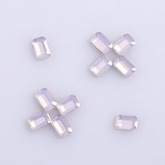 Octagon Shape Pink Opal Flat Back Fancy Rhinestones WholesaleRhinestone