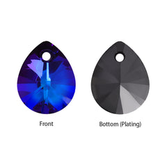 Bermuda Blue XILION Mini Pear High Quality Glass Rhinestone Pendant WholesaleRhinestone