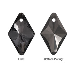 Silver Night Rhombus High Quality Glass Rhinestone Pendant WholesaleRhinestone