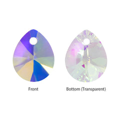 Crystal AB XILION Mini Pear High Quality Glass Rhinestone Pendant WholesaleRhinestone