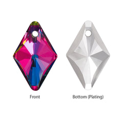 Volcano Rhombus High Quality Glass Rhinestone Pendant WholesaleRhinestone