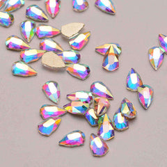 Shield Shape Crystal AB Flat Back Fancy Rhinestones WholesaleRhinestone