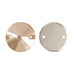 Golden Shadow Rivoli Shape High Quality Glass Sew-on Rhinestones WholesaleRhinestone