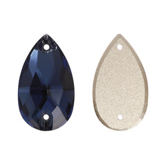 Montana Drop Shape High Quality Glass Sew-on Rhinestones WholesaleRhinestone