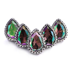 Ghost Light Drop Shape High-Quality Glass Sew-on Nest Hollow Claw Rhinestones WholesaleRhinestone