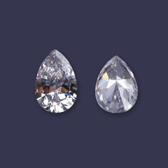Pear Shape Pointed Back Crystal Cubic Zirconia Stones For Jewelry Restoration WholesaleRhinestone