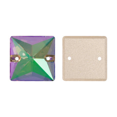 Ghost Light Square Shape High Quality Glass Sew-on Rhinestones WholesaleRhinestone