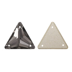 Black Diamond Triangle Shape High Quality Glass Sew-on Rhinestones WholesaleRhinestone