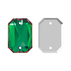 Heliotrope Octagon Shape High Quality Glass Sew-on Rhinestones WholesaleRhinestone