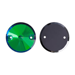 Heliotrope Rivoli Shape High Quality Glass Sew-on Rhinestones WholesaleRhinestone