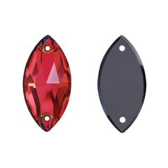 Vitrail Medium Navette Shape High Quality Glass Sew-on Rhinestones WholesaleRhinestone