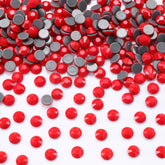 Red Porcelain Glass HotFix Rhinestones In Bulk WholesaleRhinestone