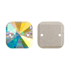 Crystal AB Rivoli Square Shape High Quality Glass Sew-on Rhinestones WholesaleRhinestone