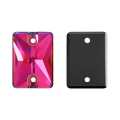 Vitrail Medium Rectangle Shape High Quality Glass Sew-on Rhinestones WholesaleRhinestone