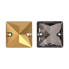 Dorado Square Shape High Quality Glass Sew-on Rhinestones WholesaleRhinestone
