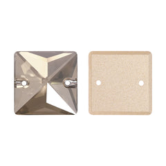 Satin Square Shape High Quality Glass Sew-on Rhinestones WholesaleRhinestone