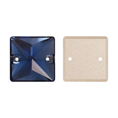 Montana Square Shape High Quality Glass Sew-on Rhinestones WholesaleRhinestone