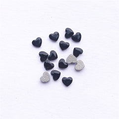 Heart Shape Black Flat Back Fancy Rhinestones WholesaleRhinestone