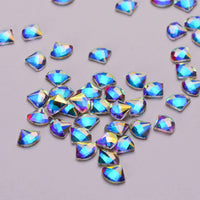 Sector Shape Crystal AB Flat Back Fancy Rhinestones WholesaleRhinestone