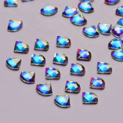 Sector Shape Crystal AB Flat Back Fancy Rhinestones WholesaleRhinestone