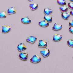 Sector Shape Crystal AB Flat Back Fancy Rhinestones WholesaleRhinestone