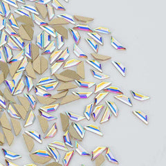 Trapeze Shape Crystal AB Flat Back Fancy Rhinestones WholesaleRhinestone