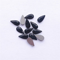 Raindrop Shape Black Flat Back Fancy Rhinestones WholesaleRhinestone