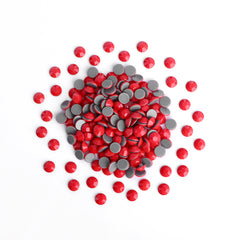 Red Porcelain Glass HotFix Rhinestones In Bulk WholesaleRhinestone