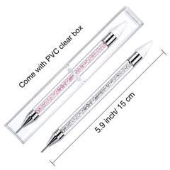 Dual-ended DIY Nail Rhinestone Picker Dotting Tool with Extra 2 Wax Head WholesaleRhinestone