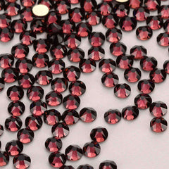 Amethyst Glass Flat Back Glue-on Rhinestones 16 Cut Facets In Bulk WholesaleRhinestone