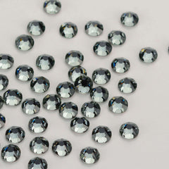 Black Diamond Glass Flat Back Glue-on Rhinestones 16 Cut Facets WholesaleRhinestone