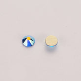 Capri Blue AB Glass Flat Back Glue-on Rhinestones 16 Cut Facets WholesaleRhinestone