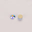 Light Blue AB Glass Flat Back Glue-On Rhinestones 16 Cut Facets WholesaleRhinestone