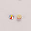Light Siam AB Glass Flat Back Glue-On Rhinestones 16 Cut Facets WholesaleRhinestone