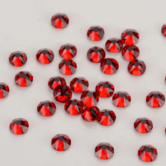 Siam Glass Flat Back Glue-On Rhinestones 16 Cut Facets WholesaleRhinestone
