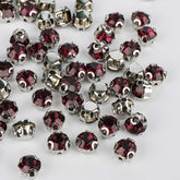 Amethyst Sewing 3D Claw Rhinestones Silver Base WholesaleRhinestone