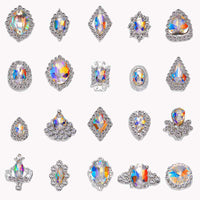 Alloy Nail Art Rhinestones Charms Gems Stones Decoration JC61-JC80 WholesaleRhinestone