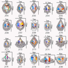 Alloy Nail Art Rhinestones Charms Gems Stones Decoration JC61-JC80 WholesaleRhinestone