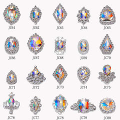 Alloy Nail Art Rhinestones Charms Gems Stones Decoration JC61-JC80 WholesaleRhinestone