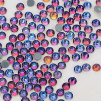 Blue Volcano Glass HotFix Rhinestones WholesaleRhinestone