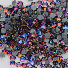 Blue Volcano Glass HotFix Rhinestones WholesaleRhinestone