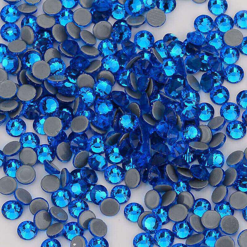 Capri Blue Glass HotFix Rhinestones WholesaleRhinestone