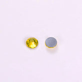 Citrine Glass HotFix Rhinestones 16 Cut Facets WholesaleRhinestone