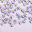 Crystal AB Glass HotFix Rhinestones 16 Cut Facets In Bulk WholesaleRhinestone